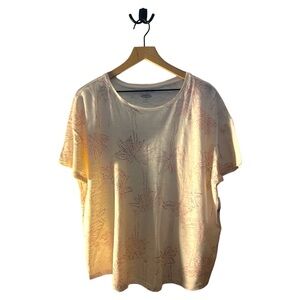 Old Navy The Easy Tee Palm Print Relaxed Fit Casual‎ Top XL